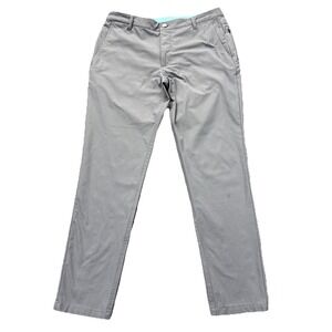 Bird Dogs Pants Mens 34x31 Gray Performance Chino Stretch Golf Boomstick